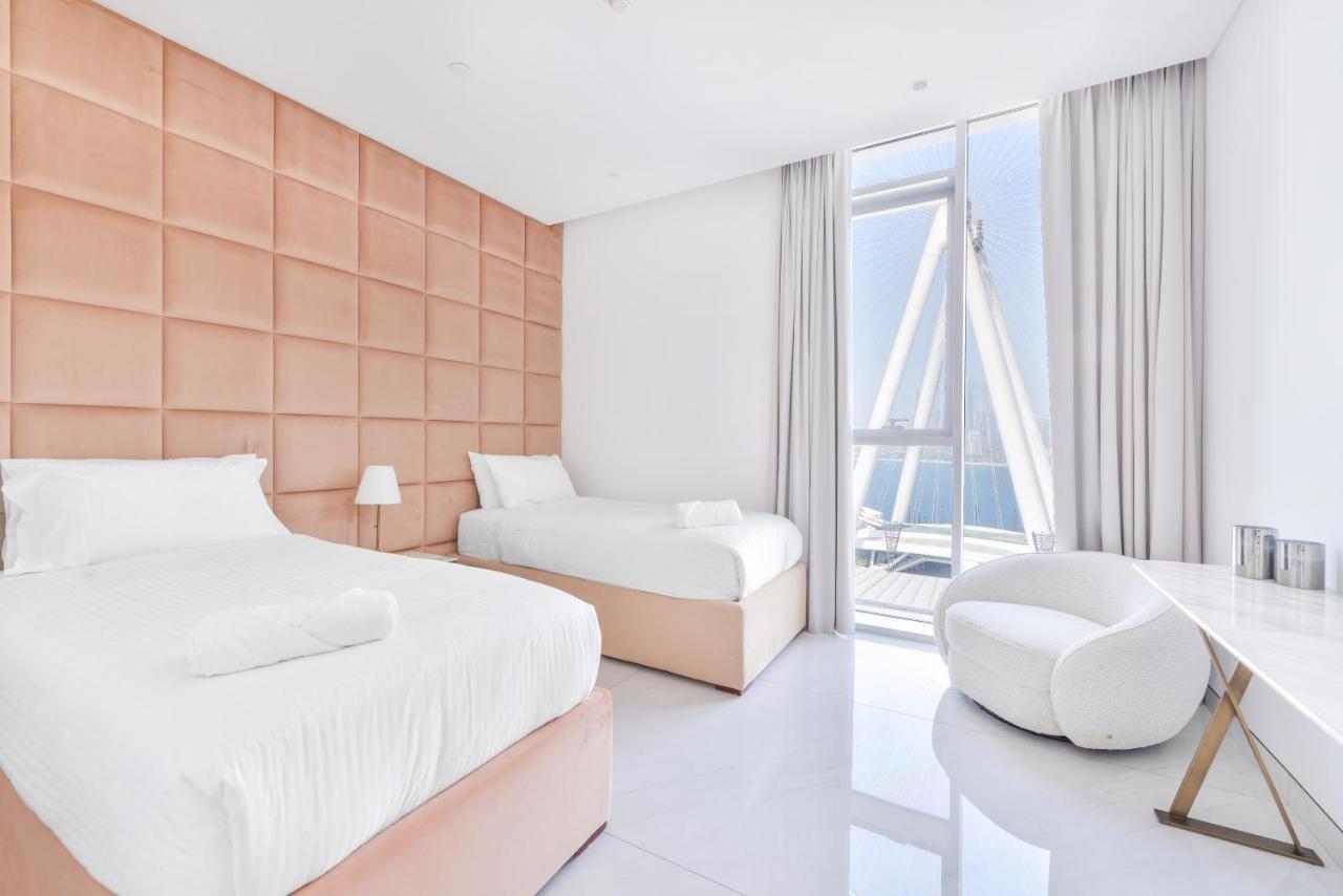 Spectacular 3 Bedroom Condo With Maids Room Facing The Dubai Eye Exteriör bild
