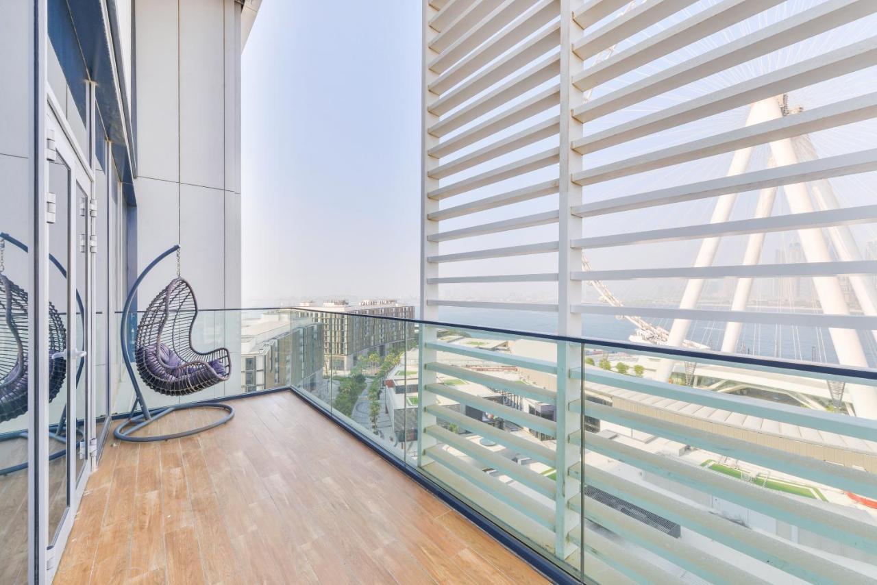 Spectacular 3 Bedroom Condo With Maids Room Facing The Dubai Eye Exteriör bild