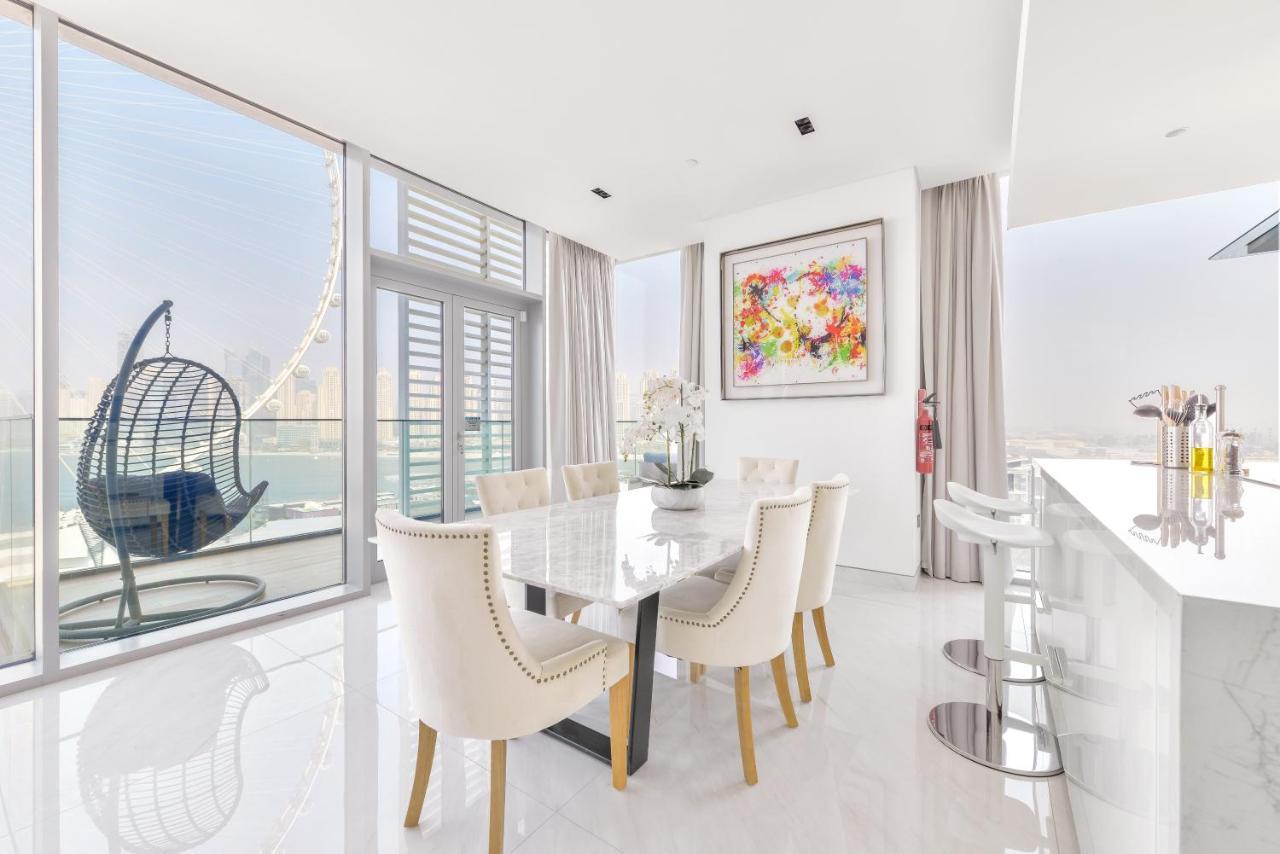 Spectacular 3 Bedroom Condo With Maids Room Facing The Dubai Eye Exteriör bild